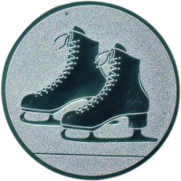 Emblem Eiskunstlauf Ø25 silber
