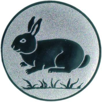 Emblem Kaninchen  Ø50 gold