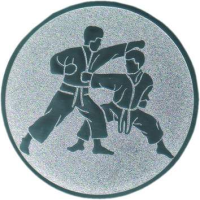 Emblem Karate Ø50 bronze