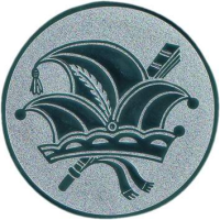 Emblem Karneval Ø50 silber