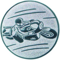 Emblem Motorradrennen Ø50mm