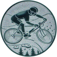 Emblem Mountainbike Ø50 bronze