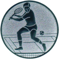 Emblem Tennis Hn. Ø25 silber