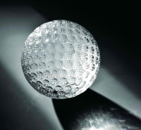 Glaskugel Golfball Ø 8cm
