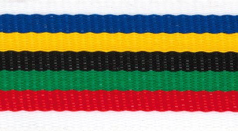 Medaillenbänder in verschiedenen Farben
