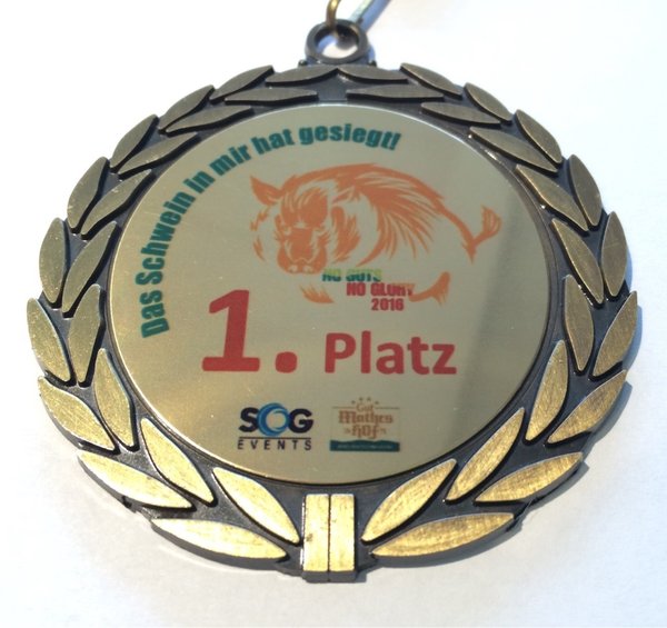 Unsere Hausmedaille - gold