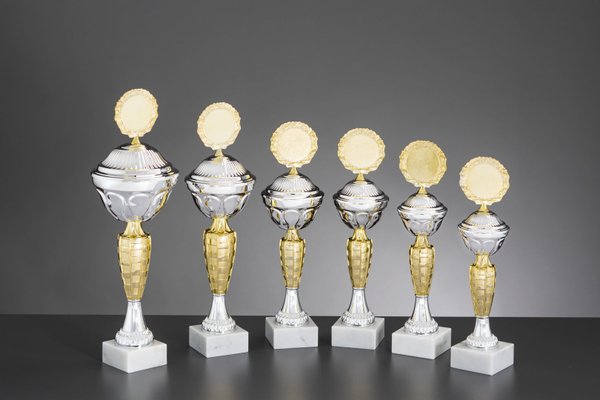 Silber/Gold Pokal Yvette - in 6 Größen erhältlich