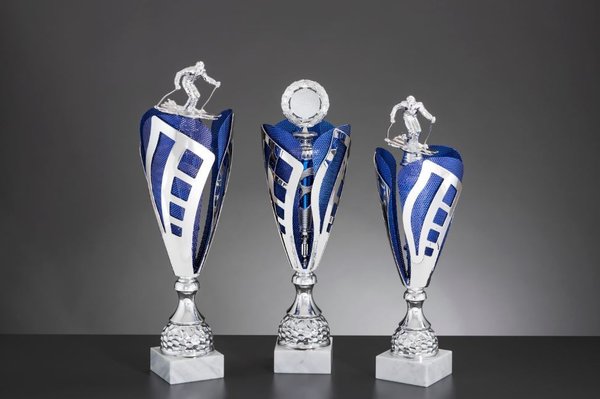 Silber/Blau Pokal Stuttgart - in 3 Größen erhältlich