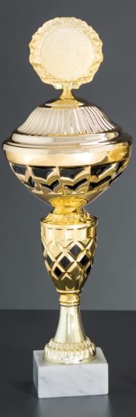 Gold/Schwarz Pokal Charlotte - in 6 Größen erhältlich