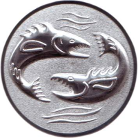 Emblem Angeln 3D Ø25 bronze