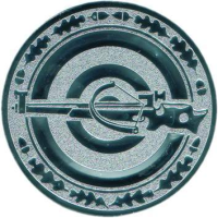 Emblem Armbrust Ø25 bronze