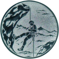 Emblem Bergsteigen Ø25 bronze