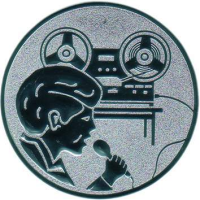 Emblem Discjockey Ø25 bronze