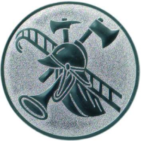 Emblem Feuerwehr Ø50 bronze