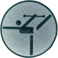Emblem Gymnastik Ø25 silber