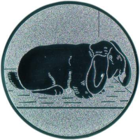 Emblem Kaninchen Ø25 gold