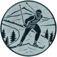 Emblem Langlauf Ø50 bronze