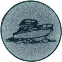 Emblem Motorboot Ø25 bronze