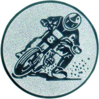 Emblem Motorrad Ø 25mm bronze