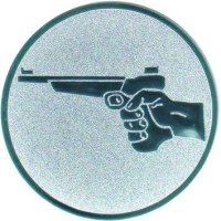 Emblem Pistole Ø25 gold