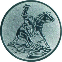 Emblem Reiten Ø 50mm bronze