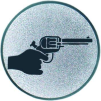 Emblem Revolver Ø25 bronze
