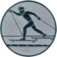Emblem Rollerski Ø25 bronze