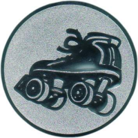 Emblem Rollschuh Ø25 bronze