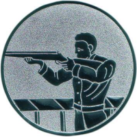 Emblem Schützen Ø50 bronze