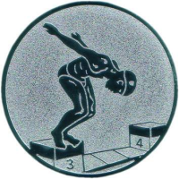 Emblem Schwimmen Ø50 bronze