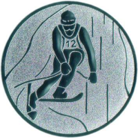 Emblem Ski-Slalom Ø50 gold
