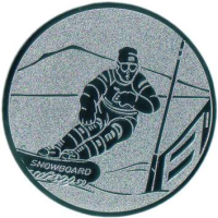 Emblem Snowboard Ø25 bronze