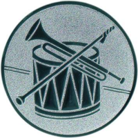Emblem Tambour Ø25 silber