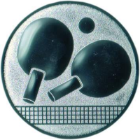 Emblem Tischtennis Ø25 bronze