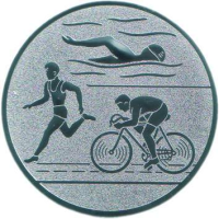 Emblem Triathlon Ø25 bronze