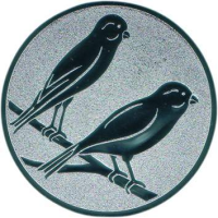Emblem Vögel Ø50 bronze