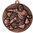 Fußballmedaille Antik Leon bronze