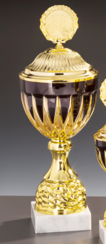 Gold/Schwarz Pokal Andrea - in 6 Größen erhältlich