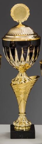 Gold/Schwarz Pokal Tamara - in 6 Größen erhältlich