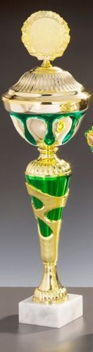 Gold/Grün Pokal Zara - in 6 Größen erhältlich