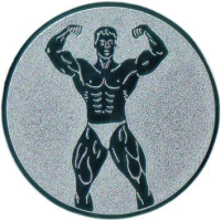 Emblem BodyBuild. Ø25 bronze