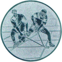 Emblem Hockey Ø50 silber