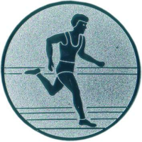 Emblem Leichtathl. Ø25 silber