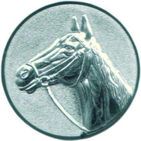 Emblem Pferd Ø50 silber