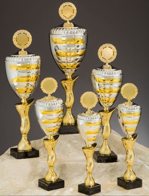 Gold/Silber Pokal Jana - in 6 Größen erhältlich