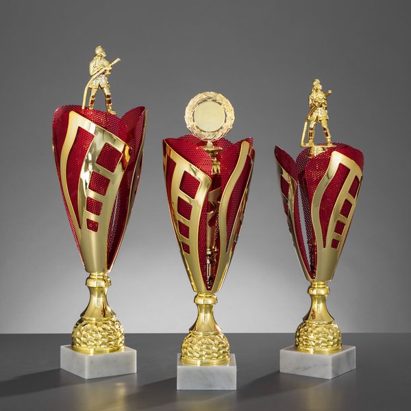 Gold/Rot Pokal Jena - in 3 Größen erhältlich