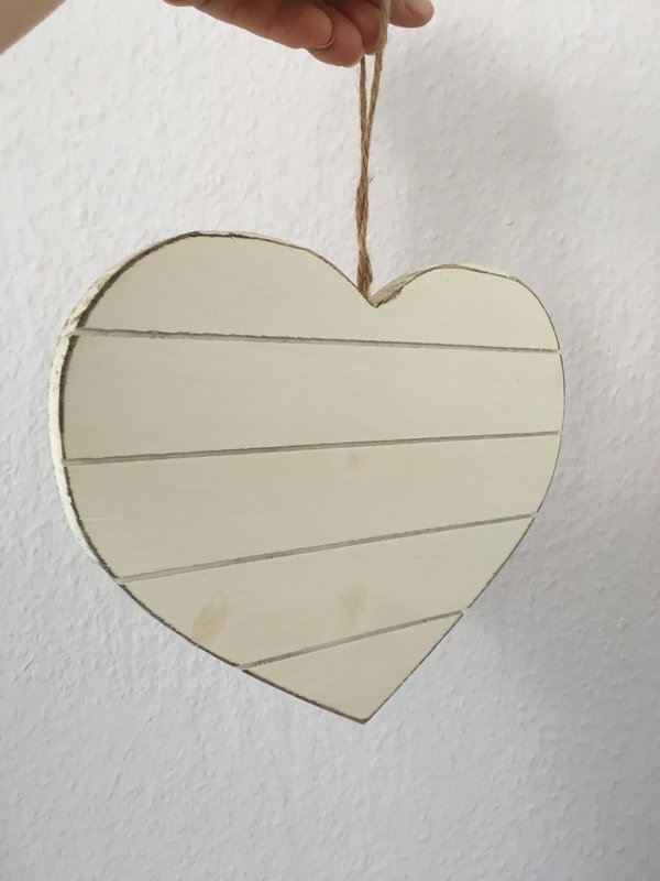 Holzherzen - Geschenkideen mit Liebe - Dekoration